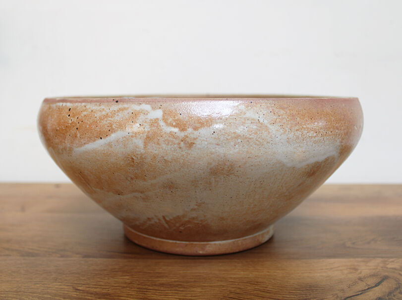 Vintage stoneware salad bowl