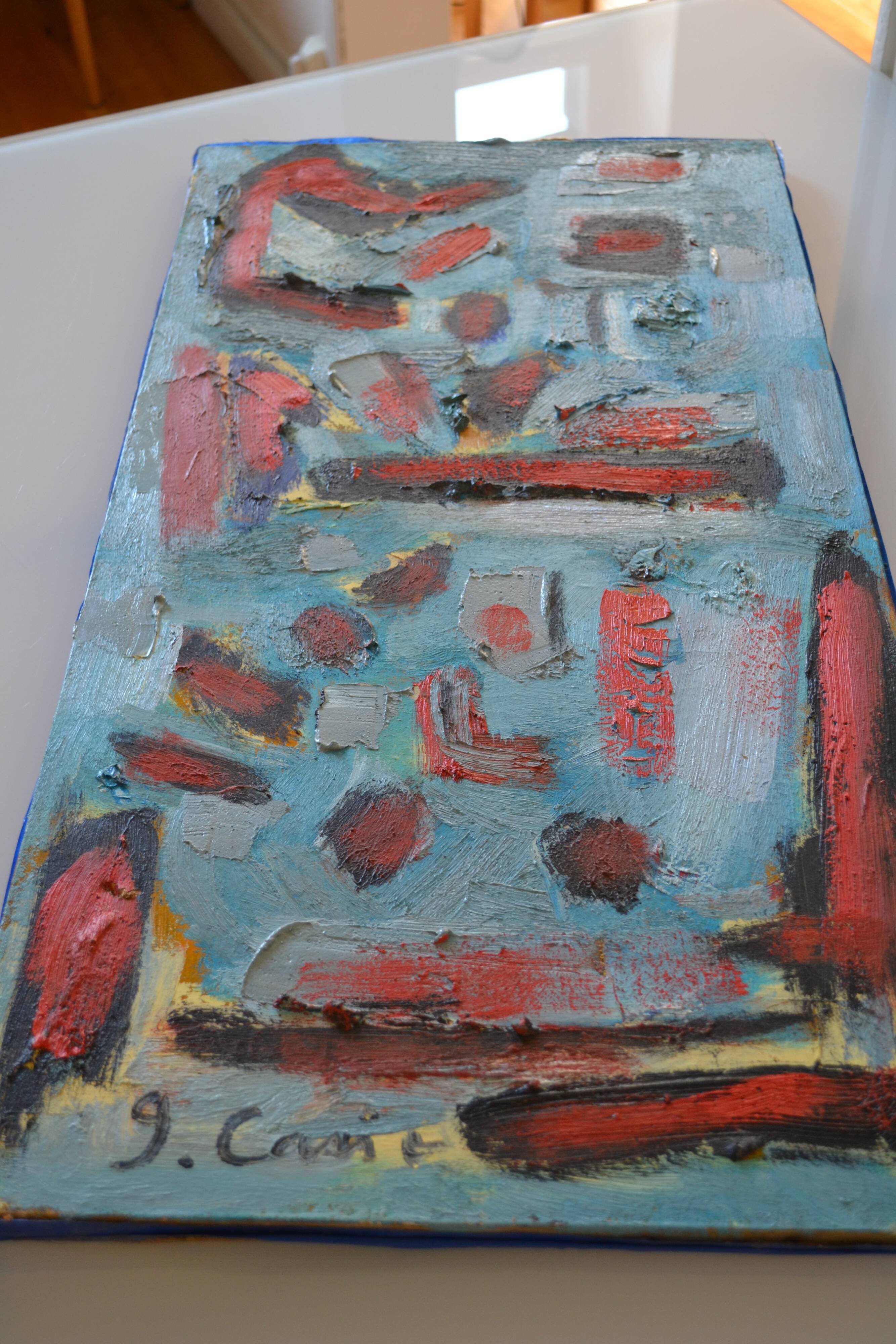 HST abstract painting mid-20th century CoBrA art brut