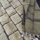 Custom Moroccan Mrirt rug in wool – Golden yellow geometric pattern