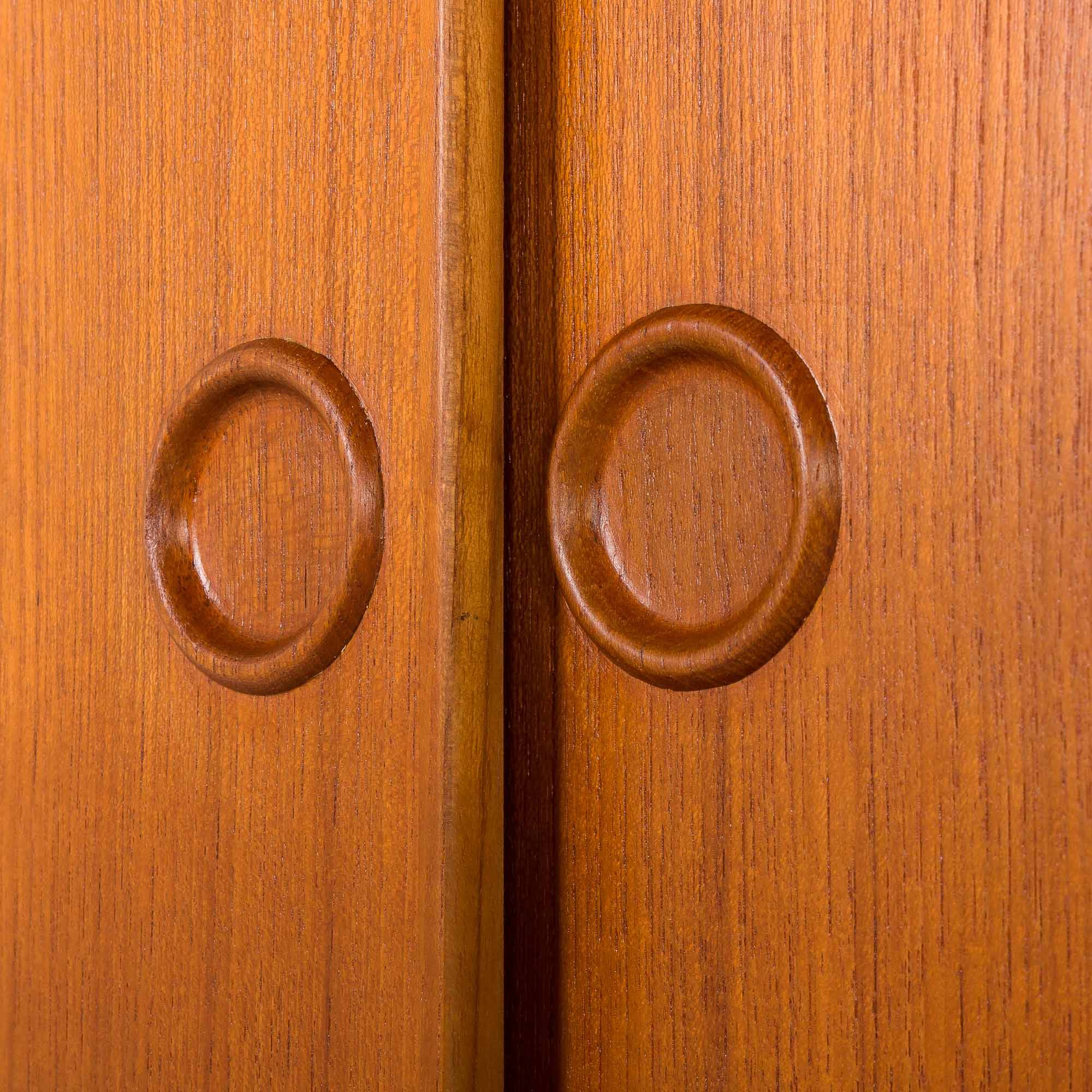 Kai Kristiansen teak wall unit with a desk, FM Mobler 1960s