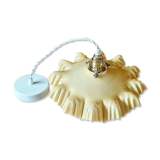 Vintage opaline pendant lamp