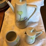 Coffee service 1960 S.F.P French porcelain company