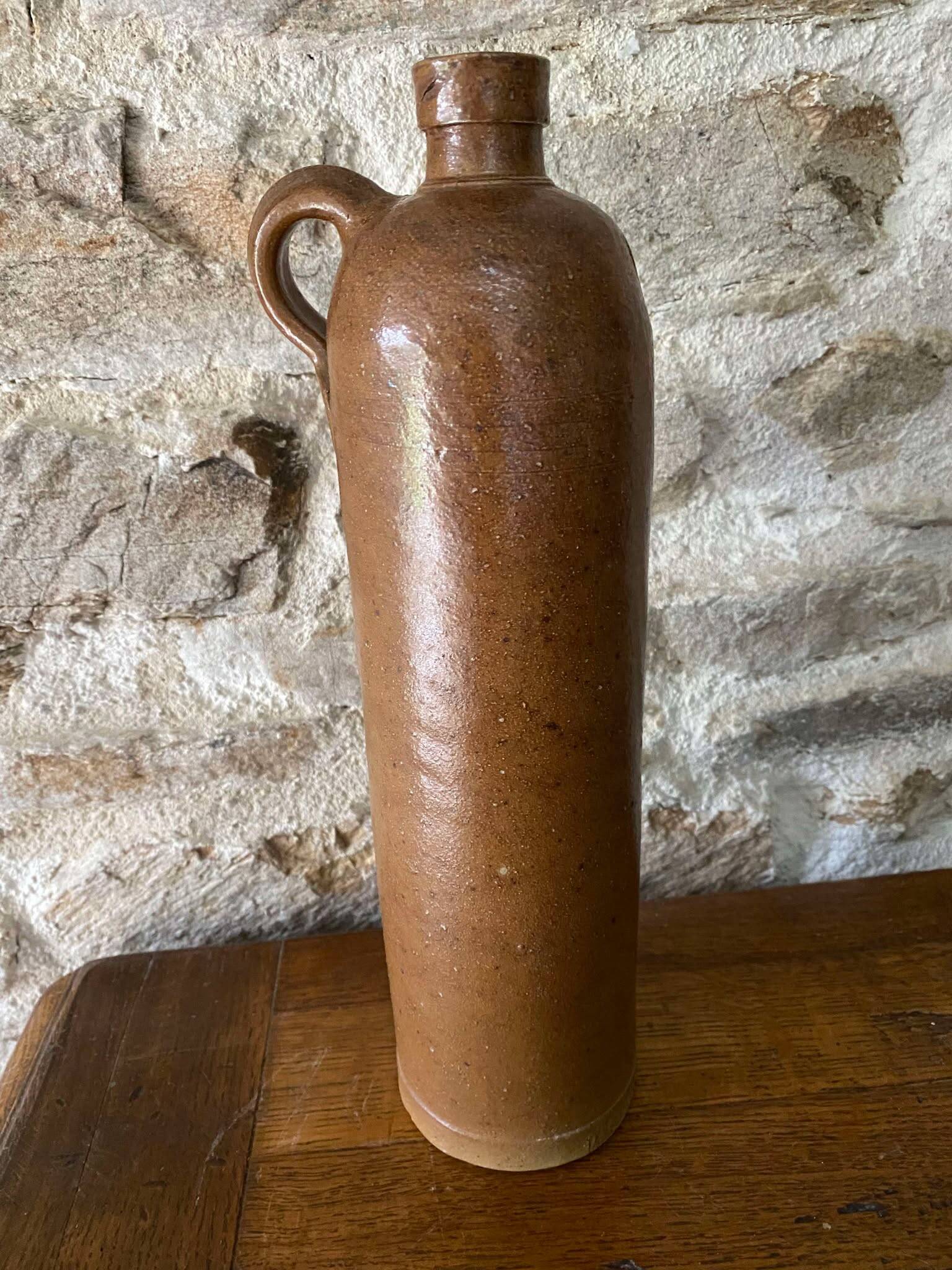 Bottle, vase in Amsterdam glazed stoneware