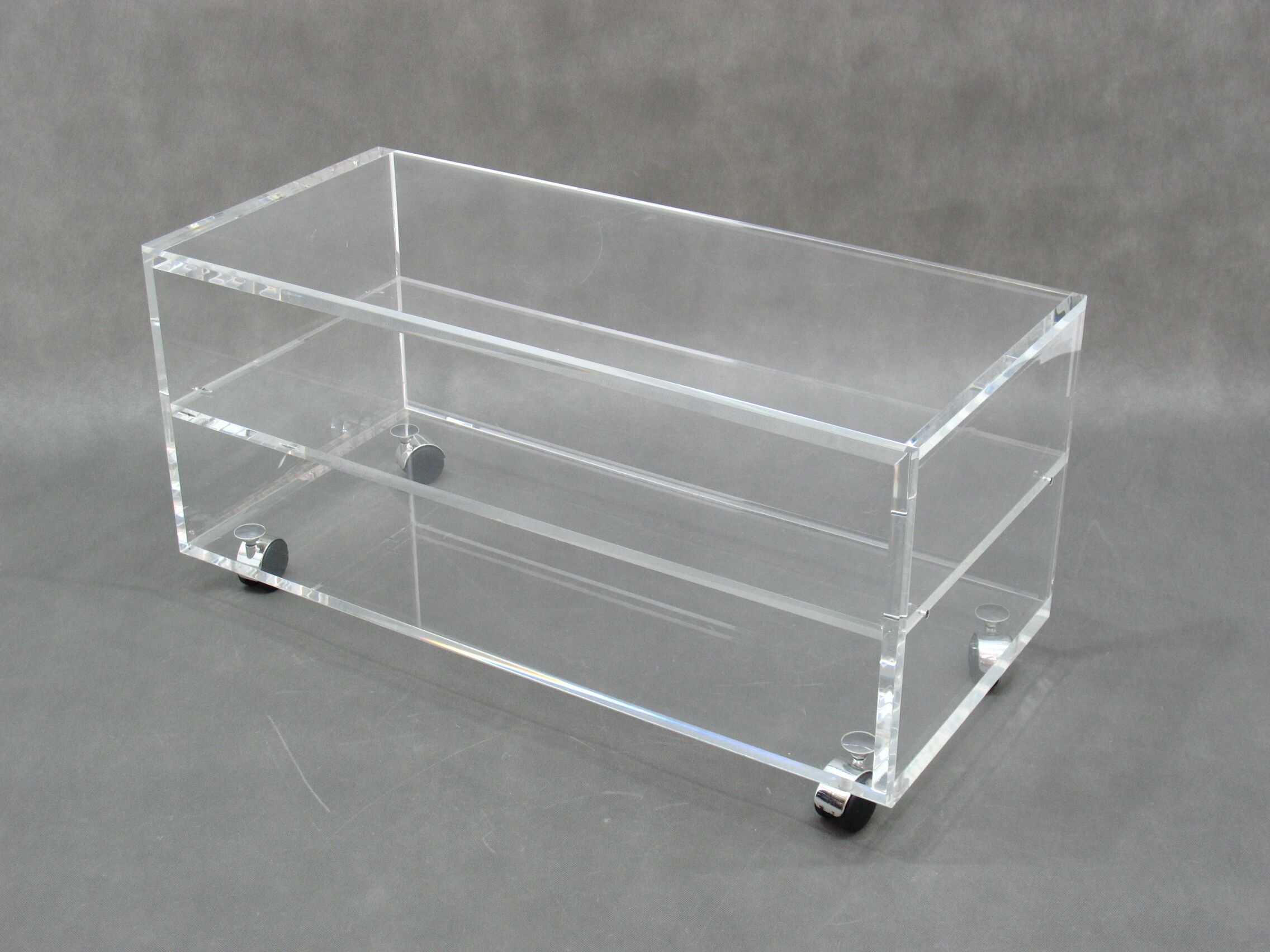 Vintage coffee table acrylic, 1980s