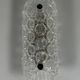 1960s 1970s Wall Lamp Fischer Leuchten Germany Wall Sconce Ice Glass Design