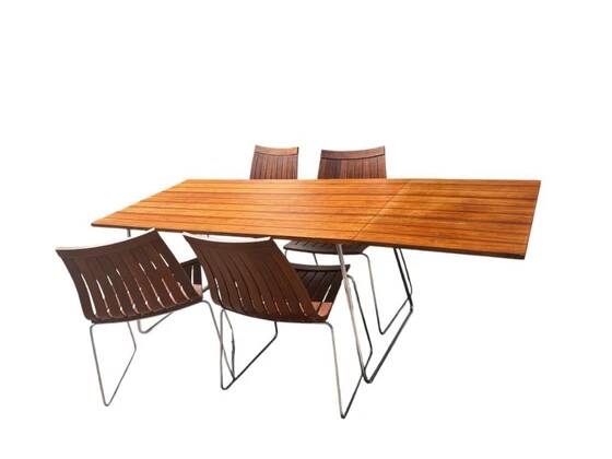 Ensemble de repas Tønnestav par Kjell Richardsen pour Tynes Møbelfabrikk, Norvège, années 1960