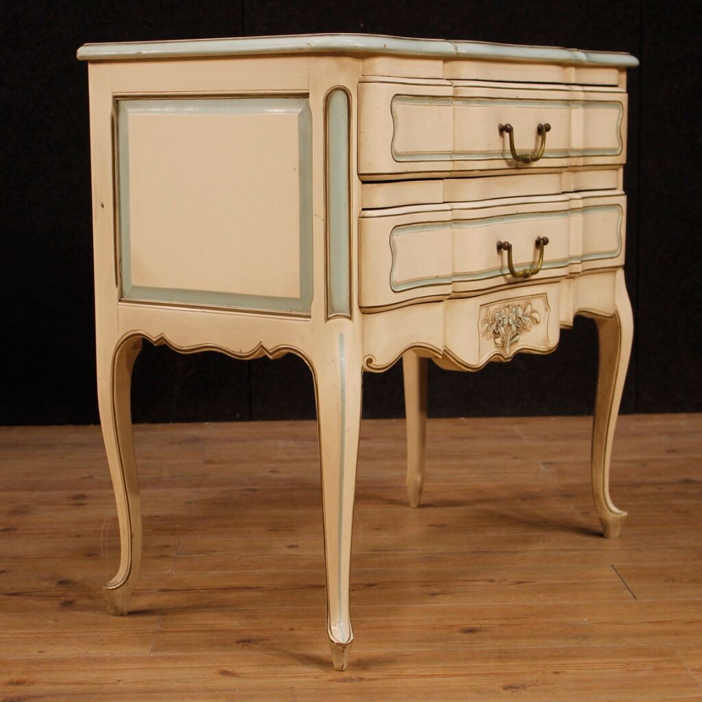 French lacquered and painted dresser from XXth century