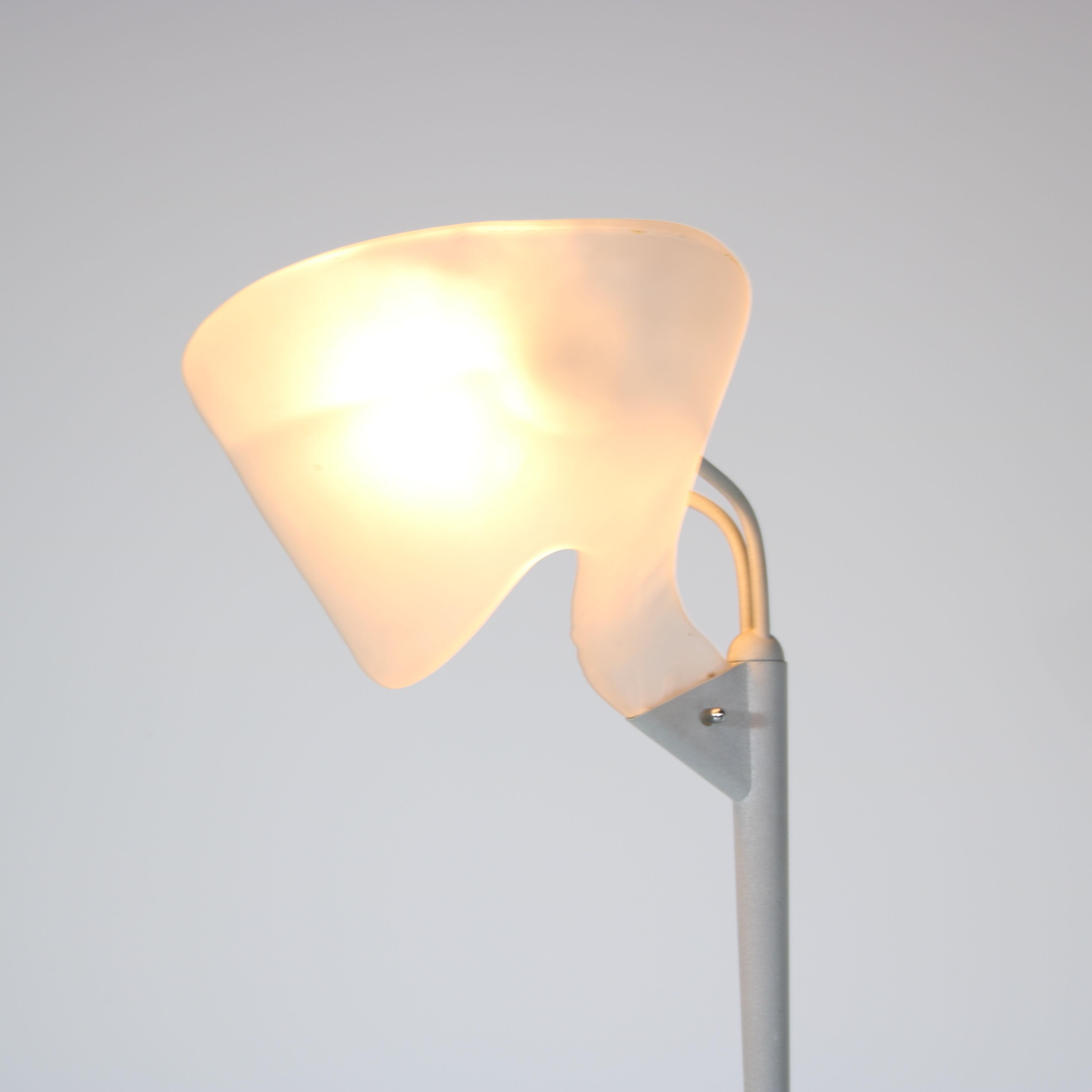 1970s Floor lamp with matte glass by Relco, Italy
