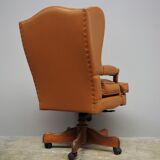 Leather office chair by Fior, 1980