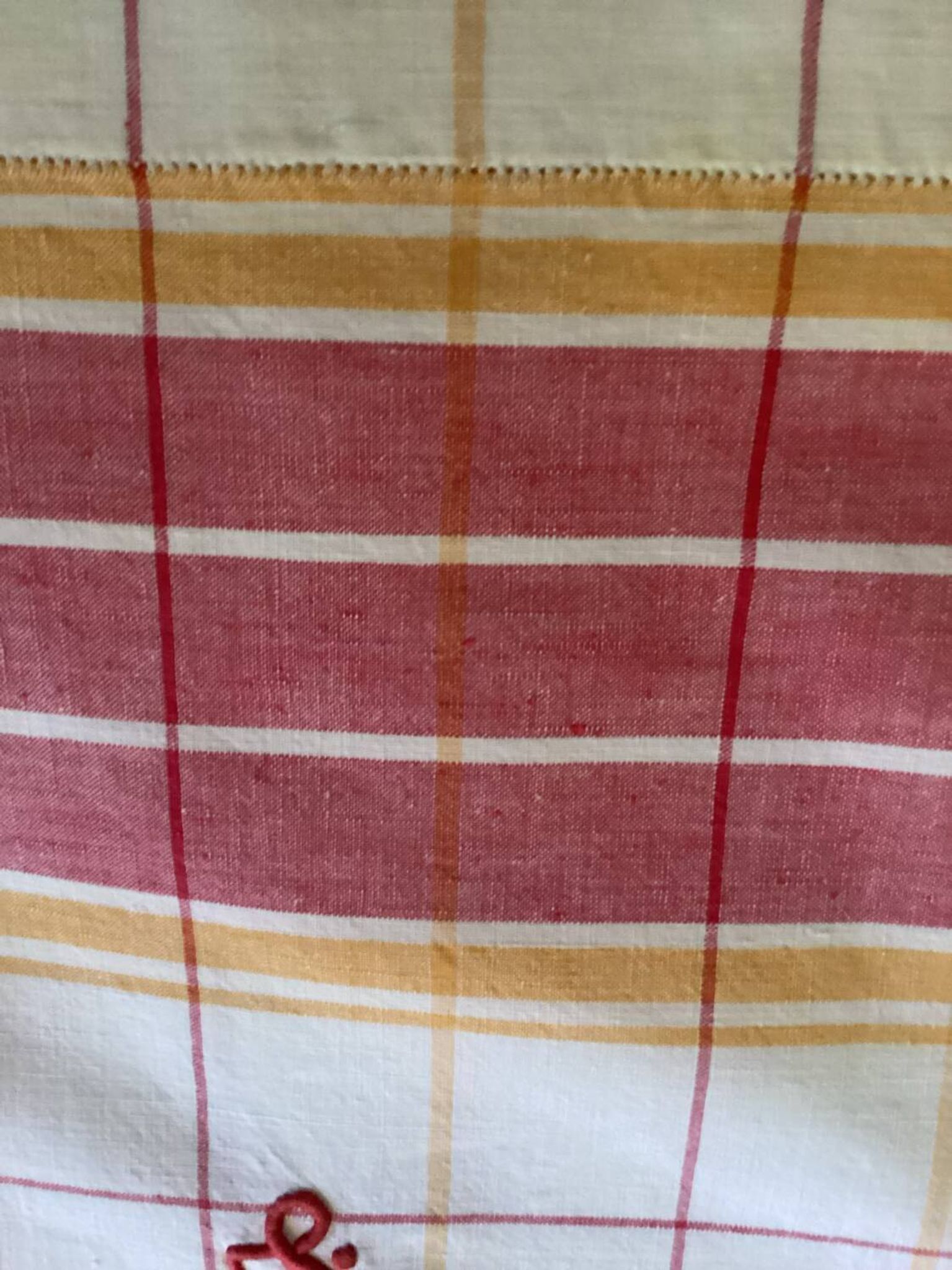 Tablecloth and 6 napkins - vintage