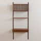 Preben Sorensen Danish mid century rosewood  wall unit with floating desk, PS system,  Randers, 1960