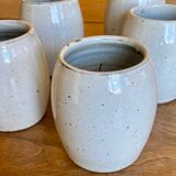 Set of vintage ceramic mugs