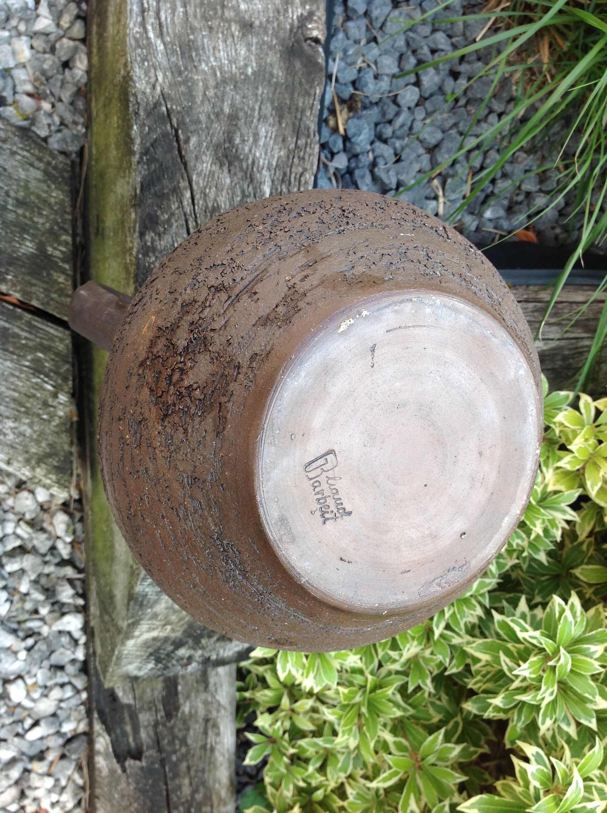 Pitcher in brown ceramic 60/70