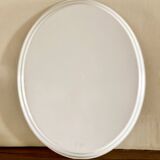 Large oval serving tray with floral patterns Melform