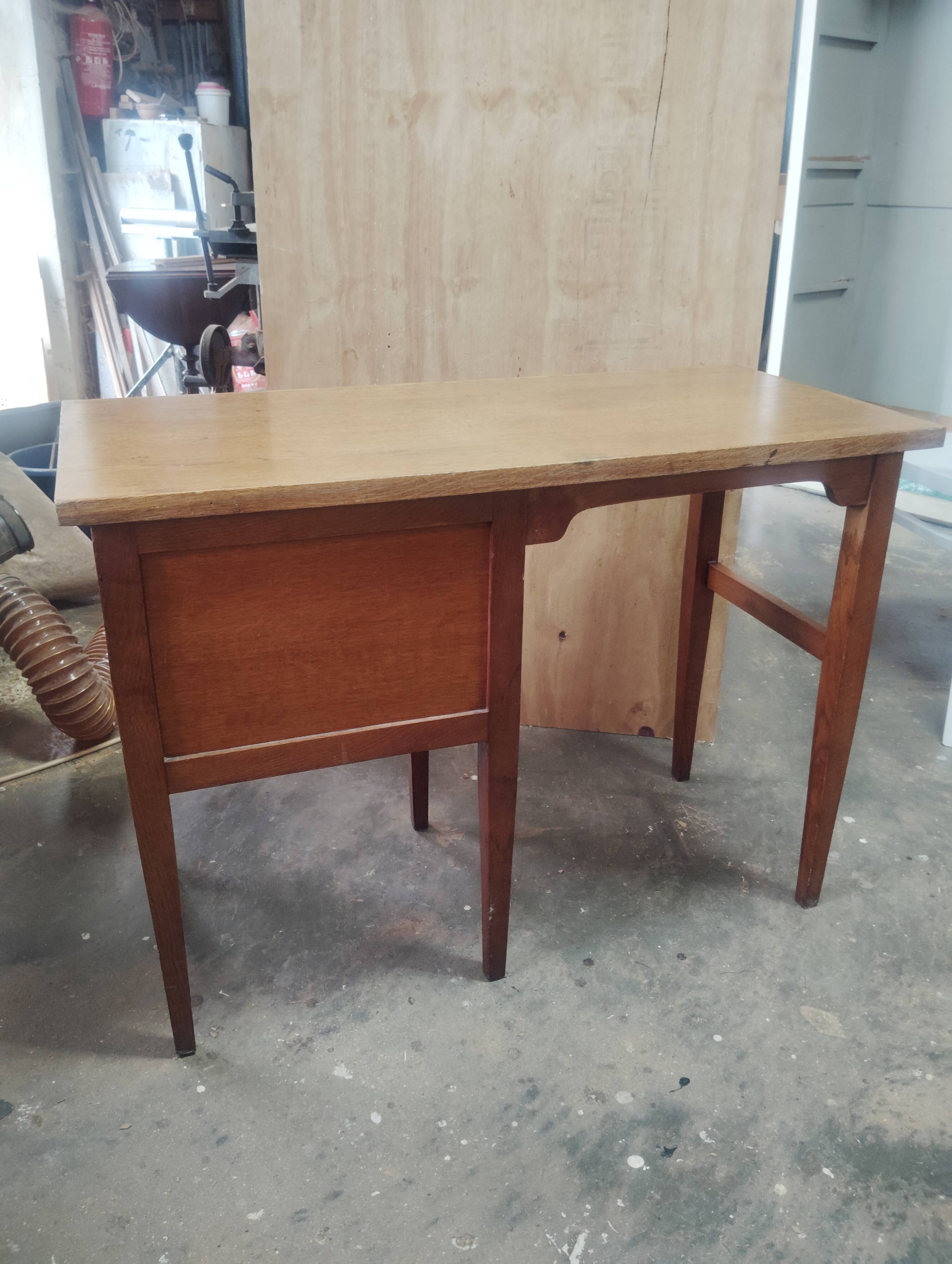 Small vintage oak desk