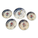 Set of 1 dinner plate and 4 dessert plates Villeroy Boch model 1562.