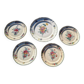 Set of 1 dinner plate and 4 dessert plates Villeroy Boch model 1562.