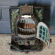 Cast iron stove Forges Fonderie Saint Nicolas brand Holiday Décor holly