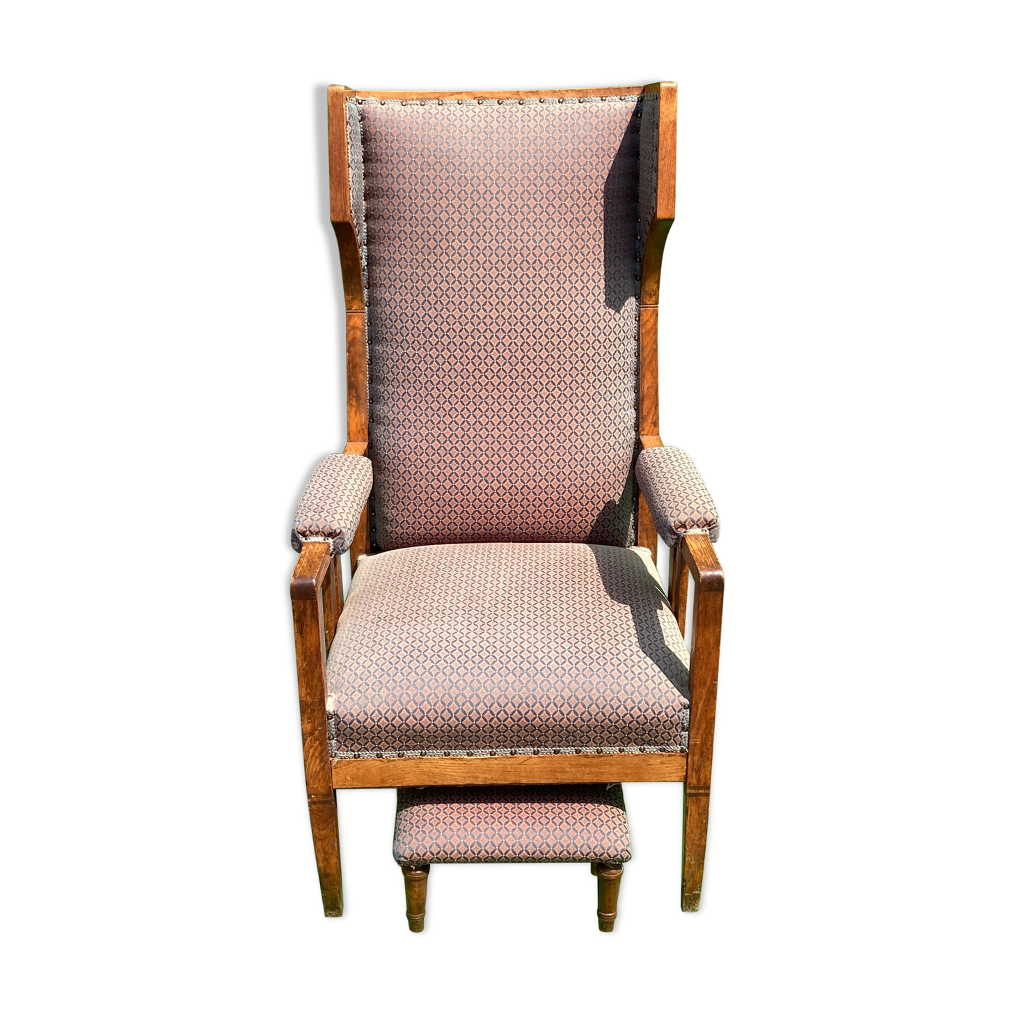 Art nouveau or arts and crafts  wingback chair