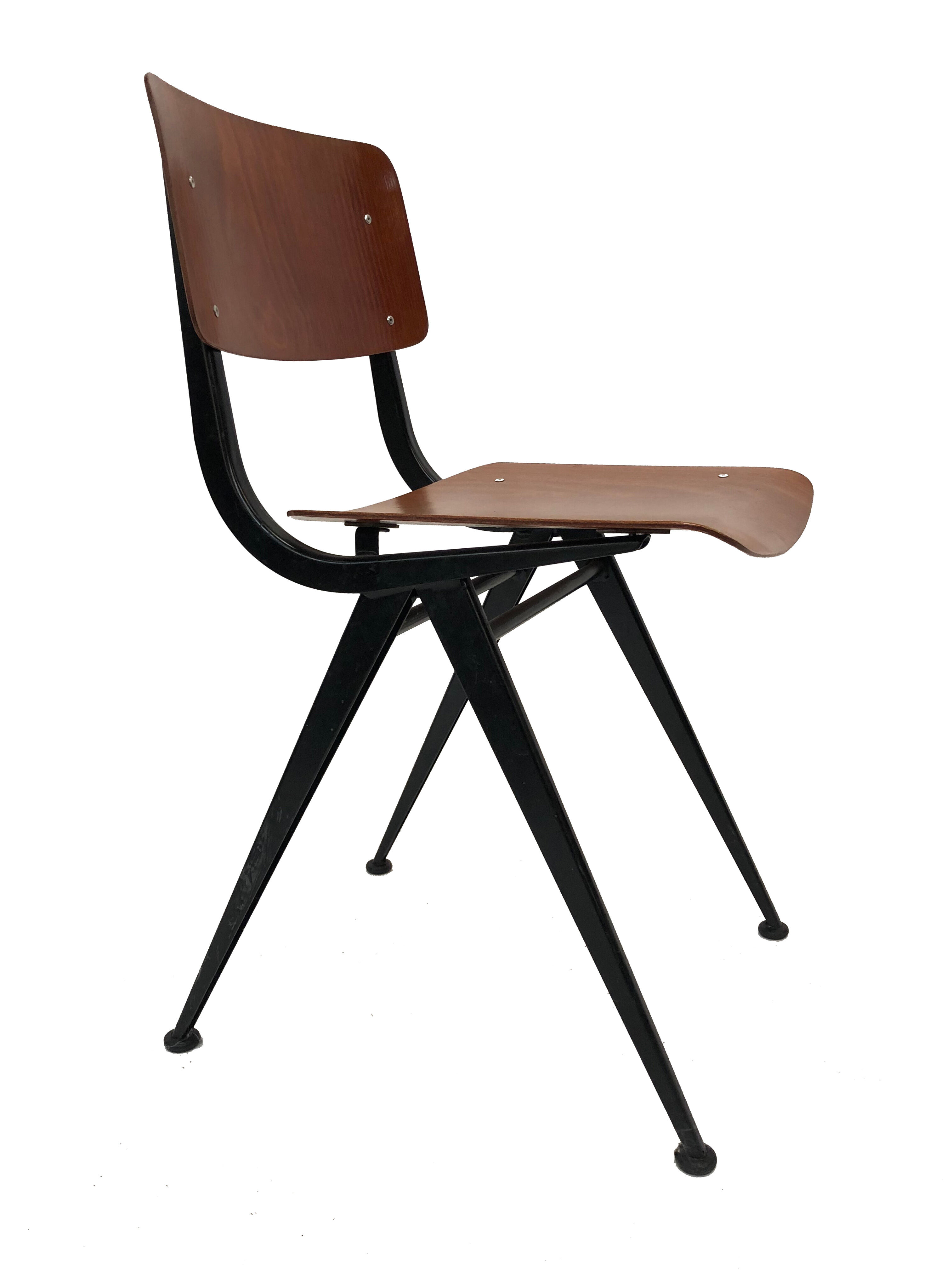 Eromes Marko vintage compass school chair