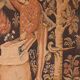 tapisserie représentant la pesée et l'art de forger