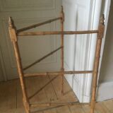 Old wooden towel rack