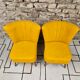 Paire de fauteuils cocktail années 1960