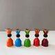 5 Vintage candle holders angels, Christmas decoration, Erzgebirge
