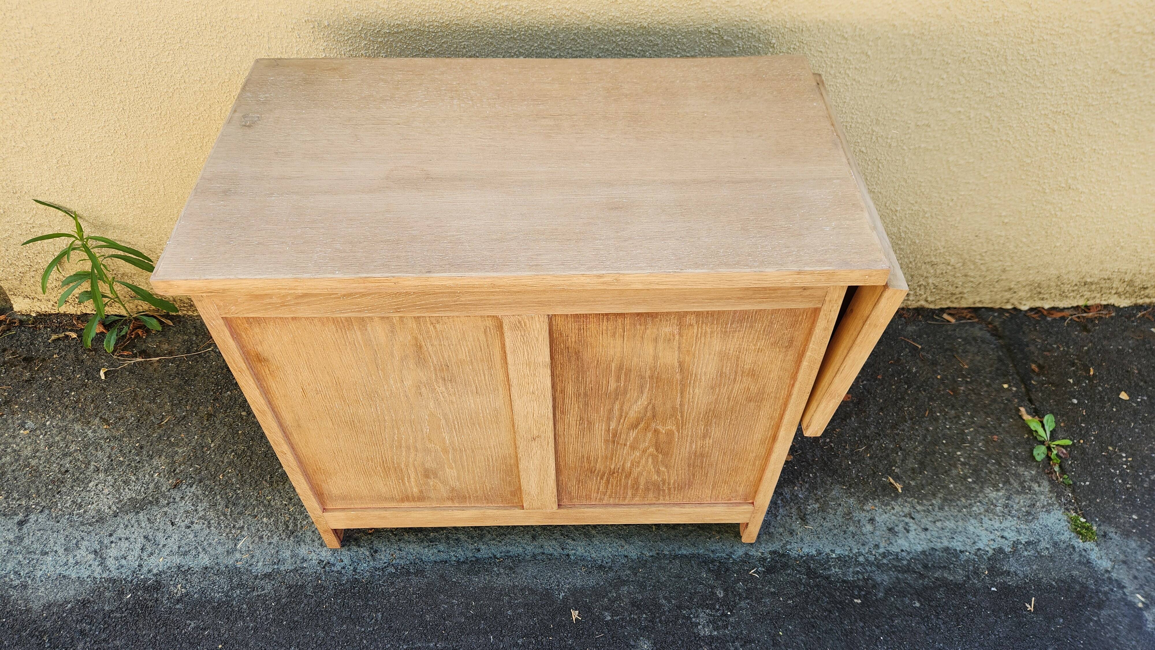 pretty sanded wood children's desk from the 1940s