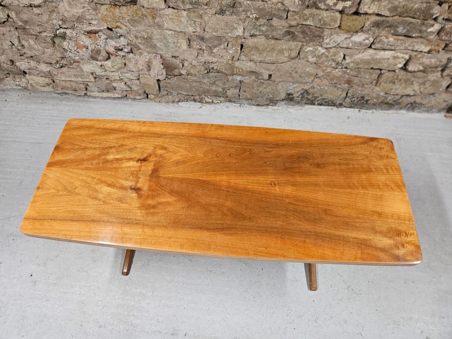 Vintage wooden coffee table 1970"