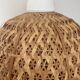 Vintage rattan flower pendant