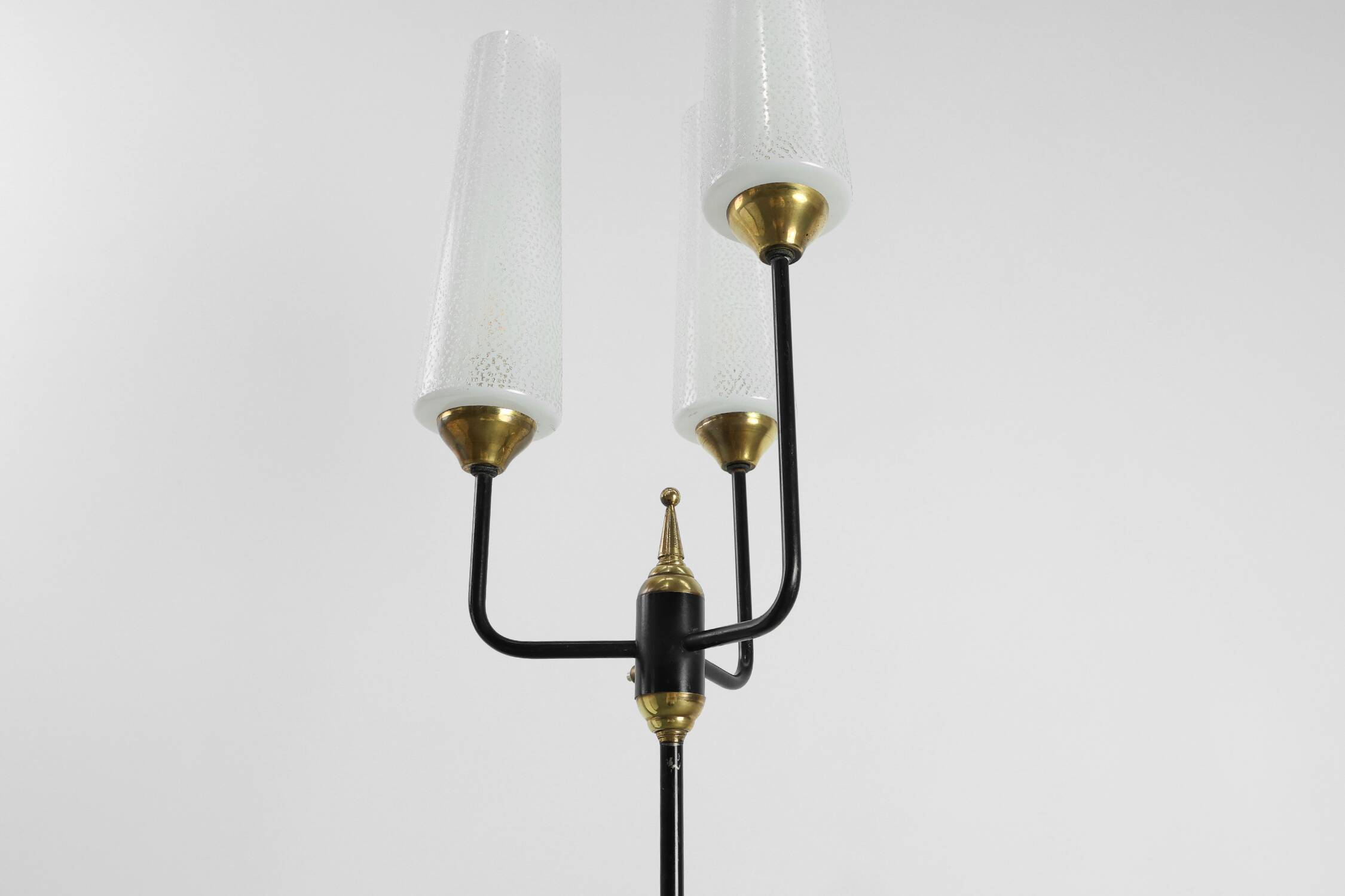 Maison Arlus Three‑Light Floor Lamp, France, 1950