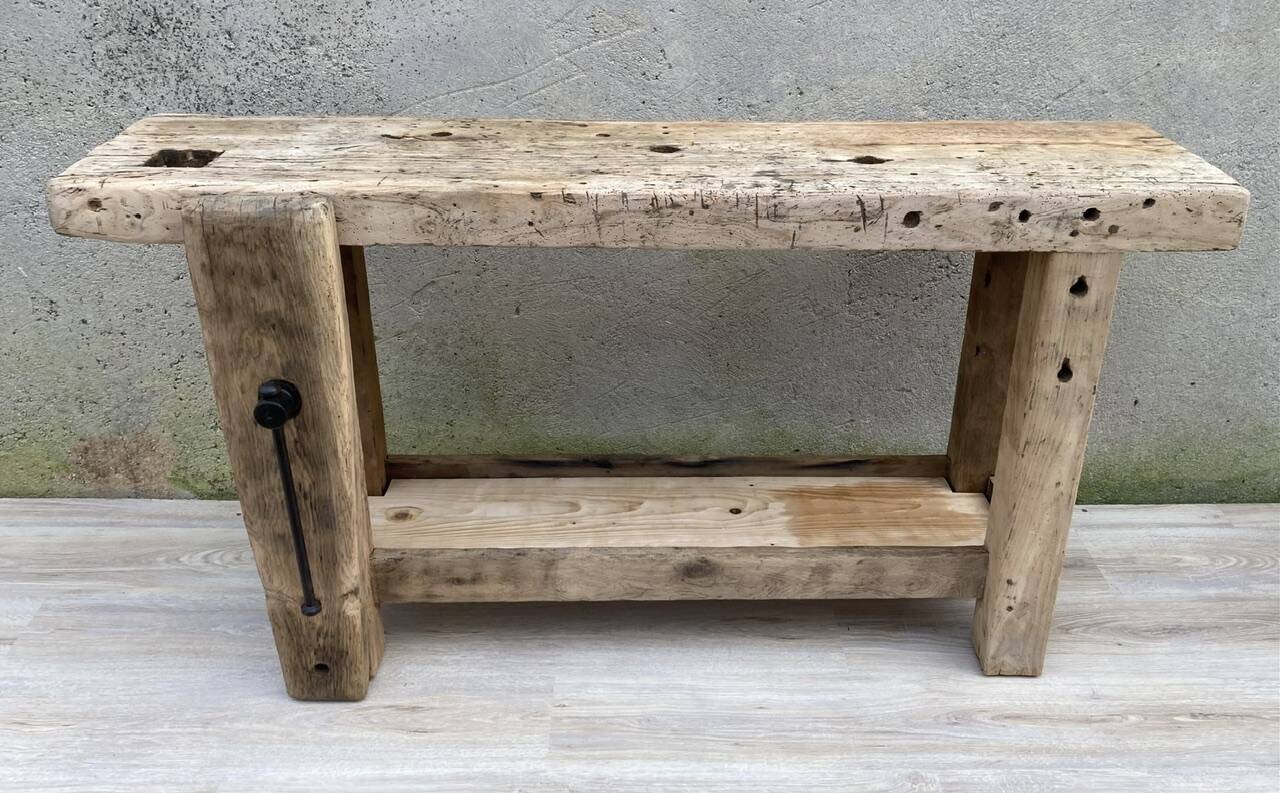 Old small carpenter's workbench