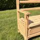 Banc coffre en bois ancien