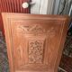 Decorative Hand-Painted Old Wooden Door Panel, Unique Piece