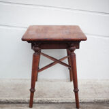 wooden coffee table with drawer, side table, bedside table, vintage end of sofa