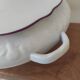 Vegetable soup tureen porcelain Ph. Deshoulière California series decoration