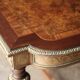 Superb Napoleon III table. Marquetry top and gilded bronzes.