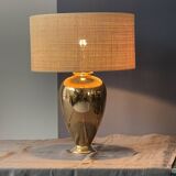 Lampe de table dorée