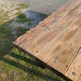 Early 20th century farmhouse table giant workbench