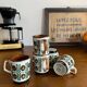 Boch La Louvière coffee cup - Walnut series