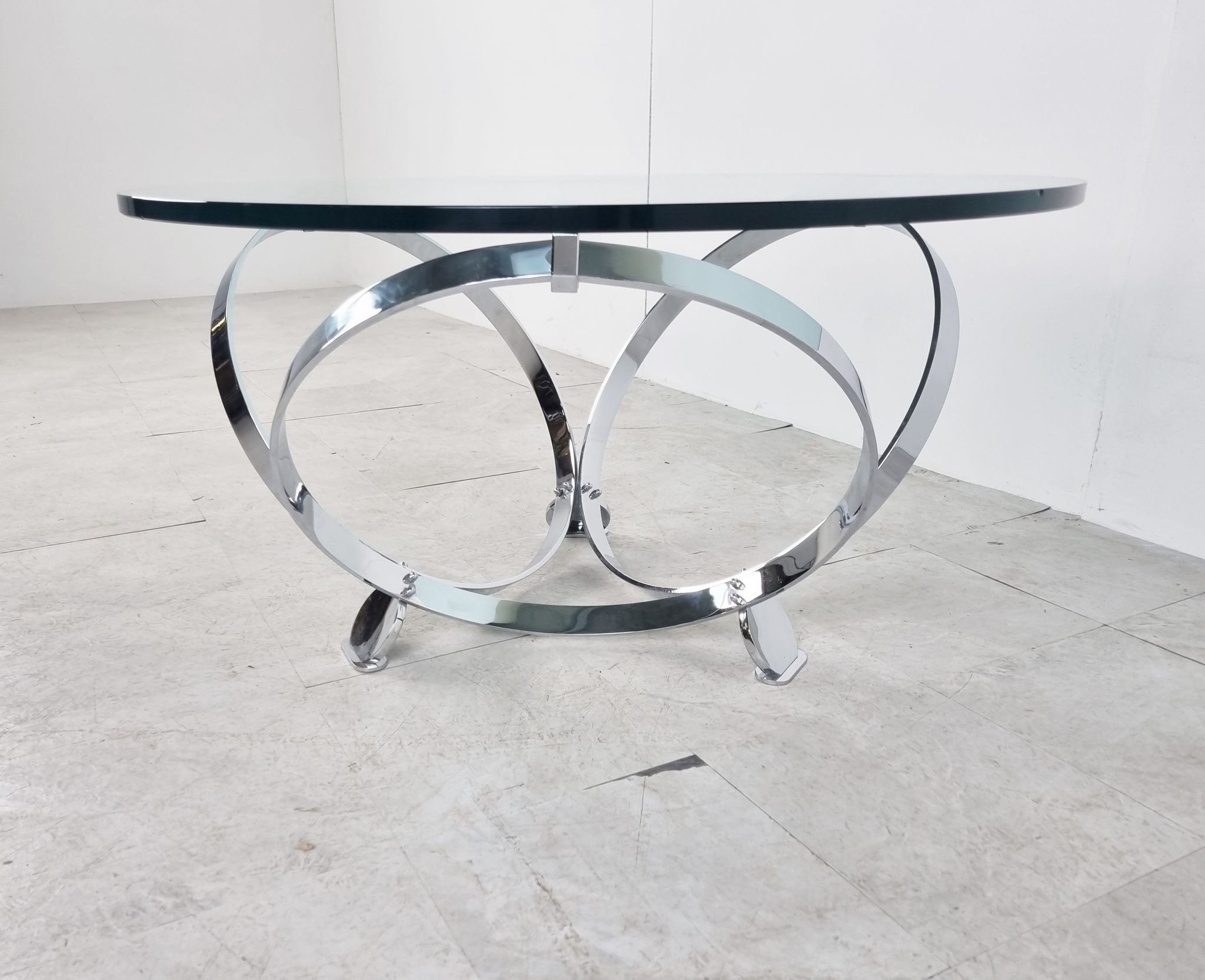 Table basse diamant vintage par Knut Hesterberg années 1960