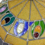 Art Deco wrought iron chandelier by Augustin Louis Calmels, France, Circa 1920