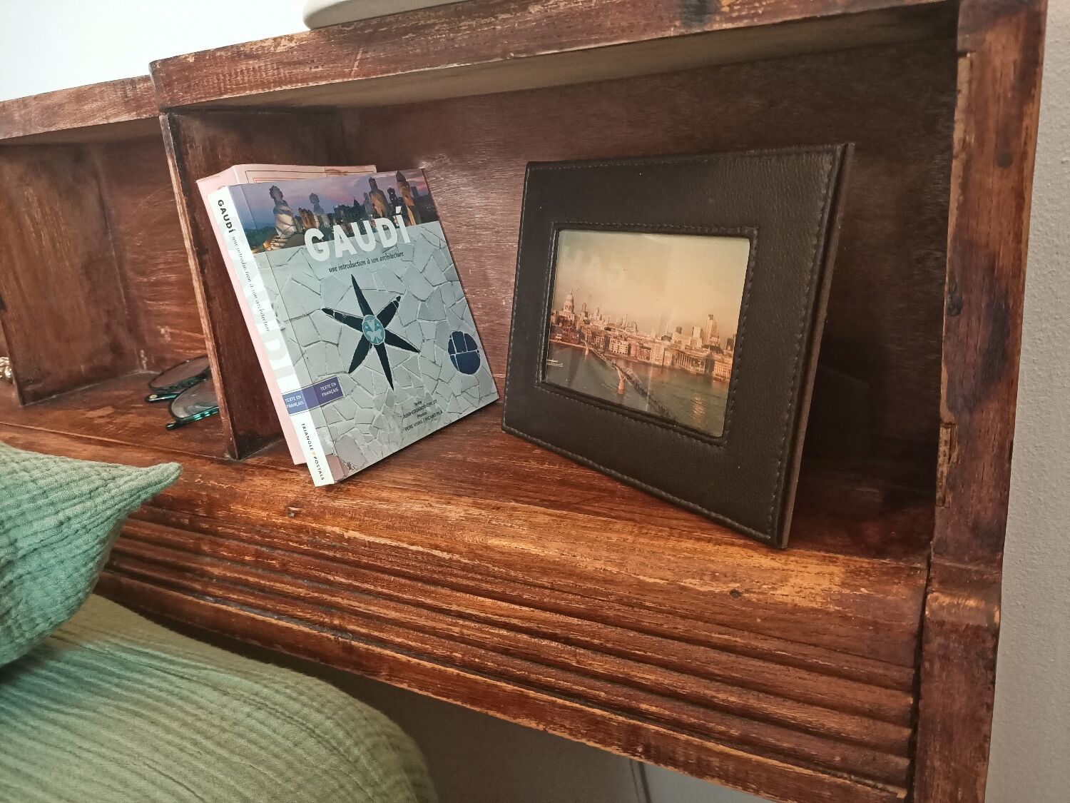 Antique headboard