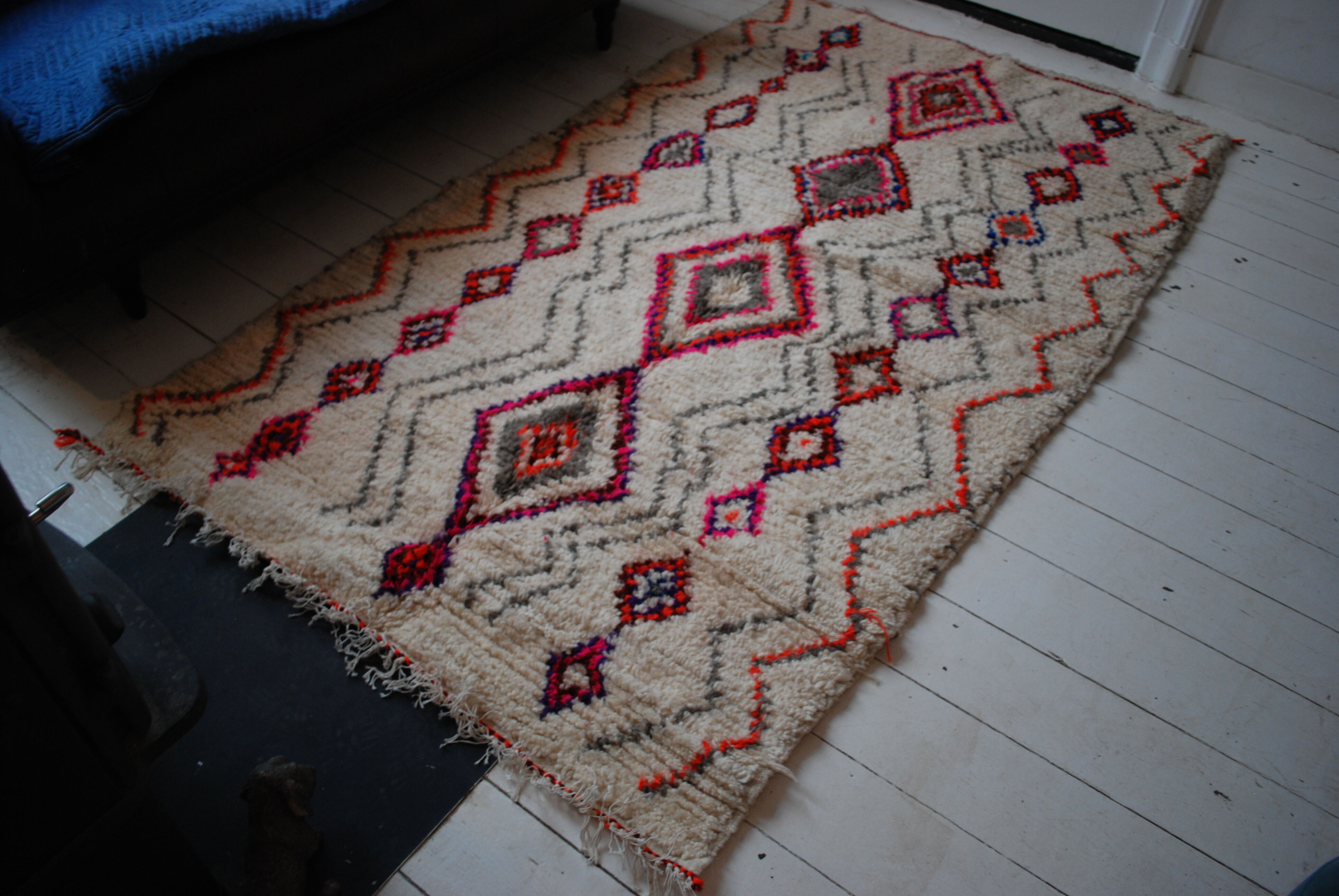 Carpet berber, 100% wool - 250x150cm