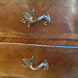 Louis XV style chest of drawers inlaid rosewood