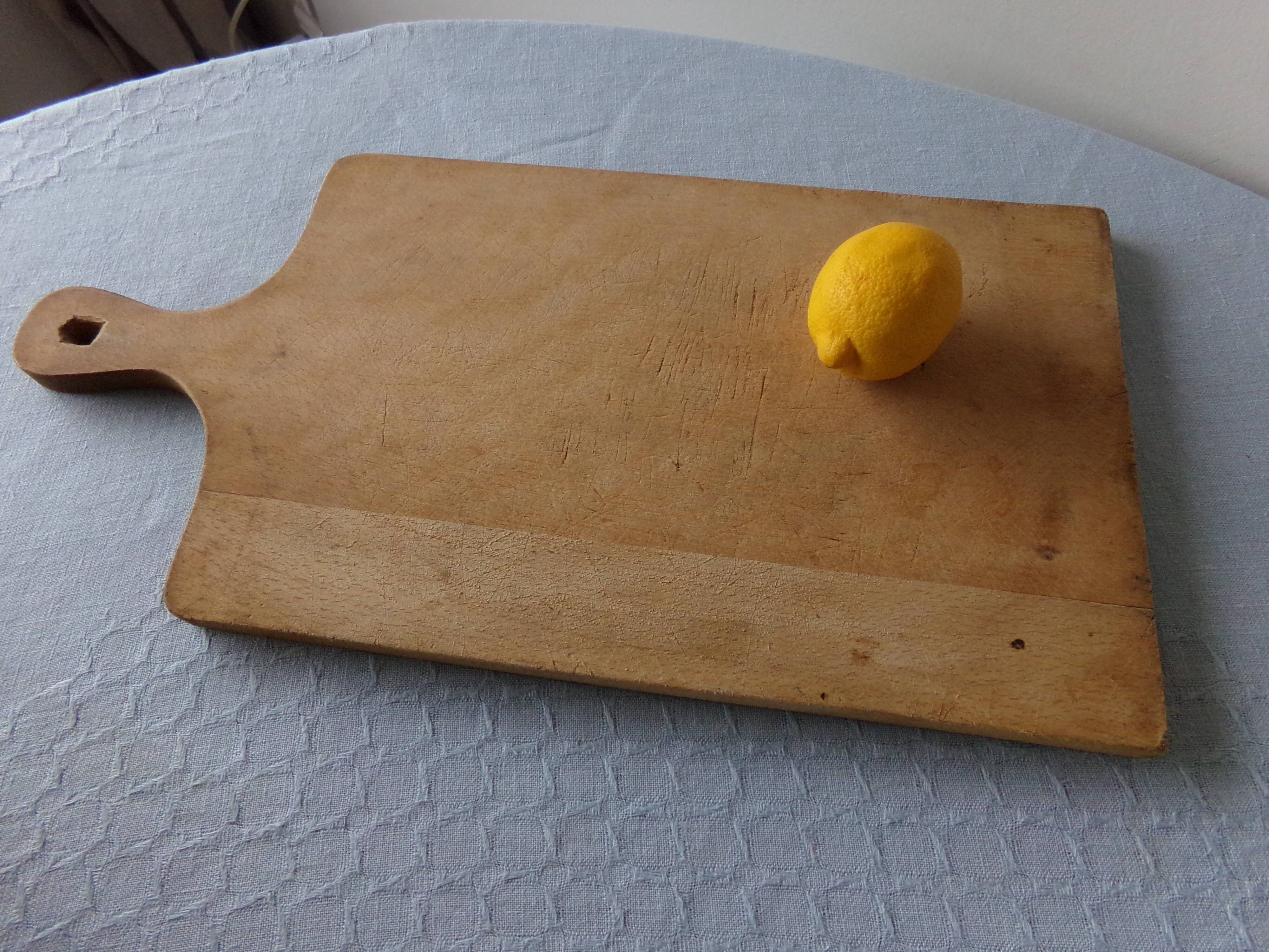 Old wooden cutting board
