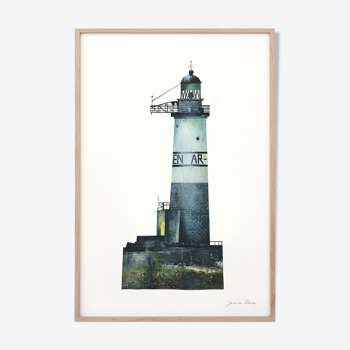 "Solange", the lighthouse, art print 21/29.7 cm