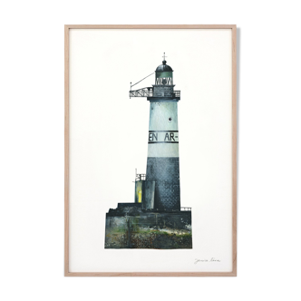 "Solange", the lighthouse, art print 21/29.7 cm