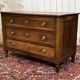 Louis XVI commode from the 18th century in walnut.